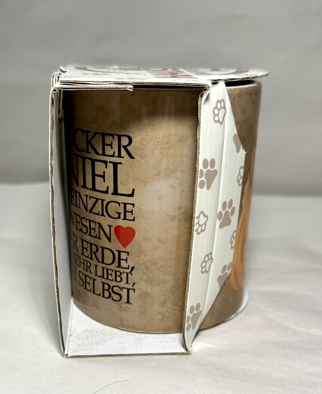 Cocker Spaniel Mug - German Language Text on Cup - New in Box - Image 6