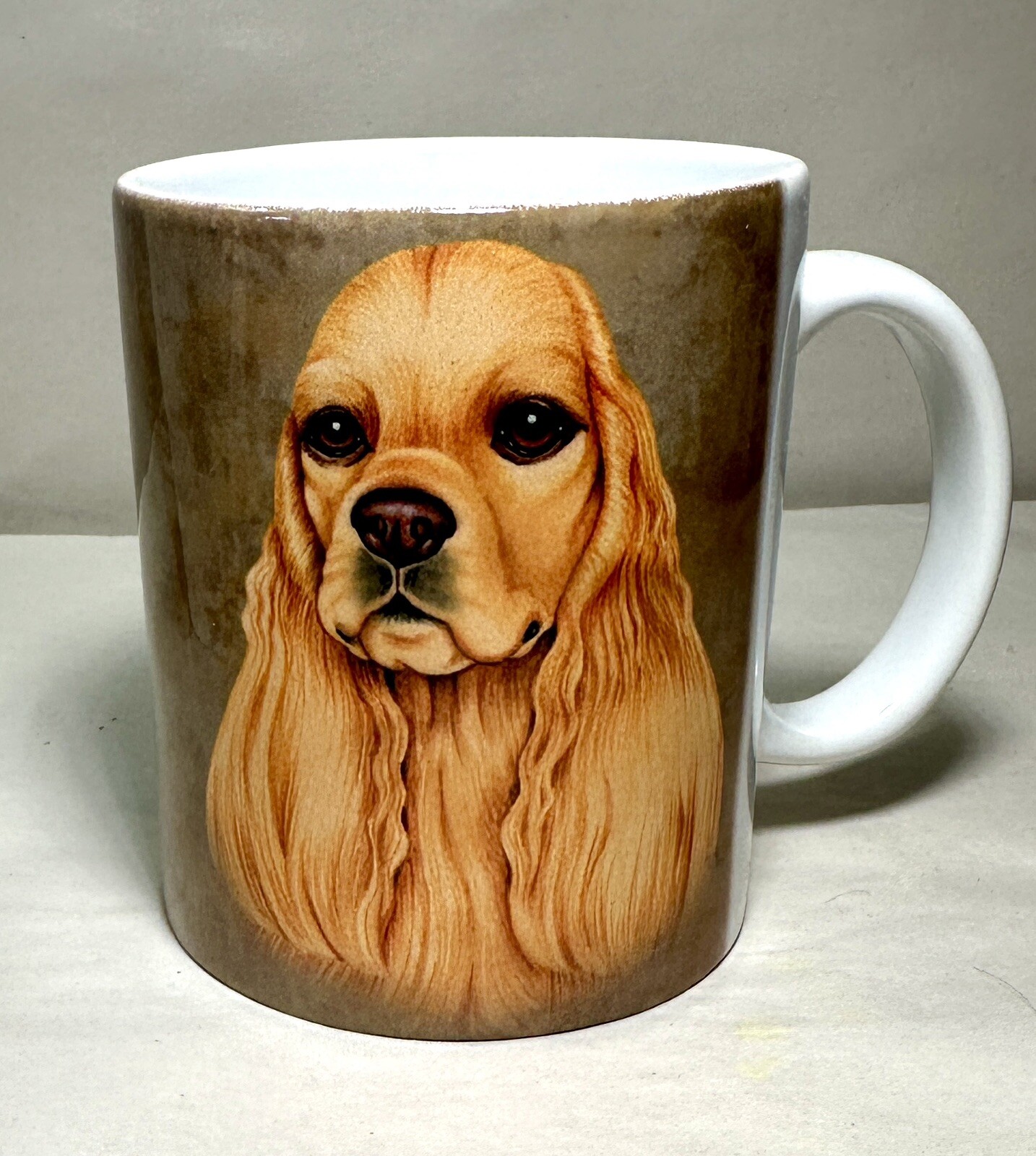 Cocker Spaniel Mug - German Language Text on Cup - New in Box