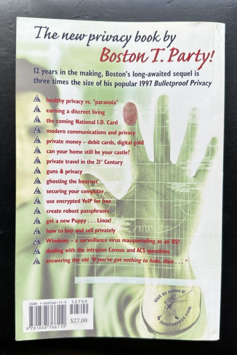 ONE NATION, UNDER SURVEILLANCE --  Boston T. Party - Image 1