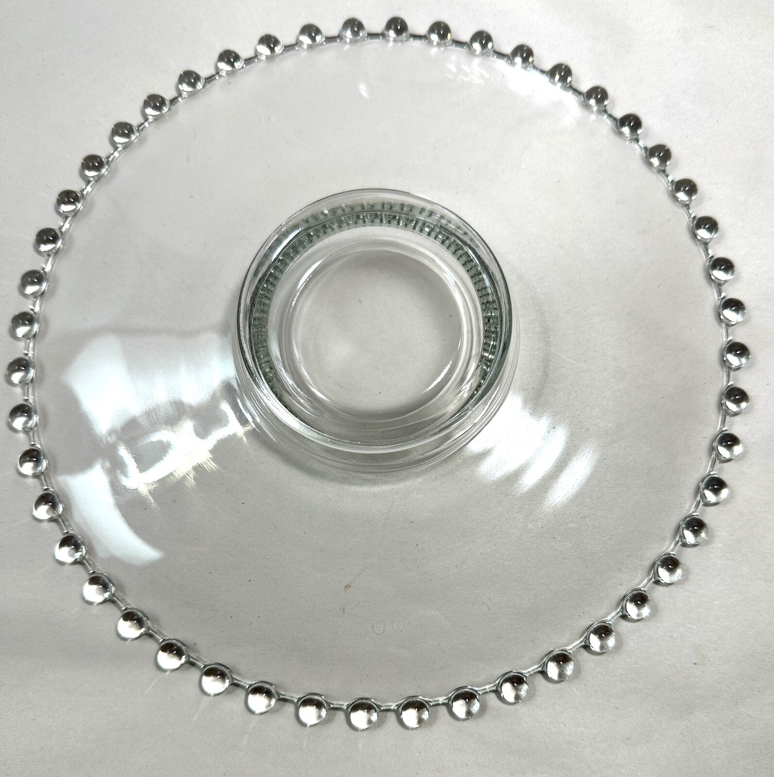 Two (2) Vintage Imperial Candlewick 8 Inch Salad Luncheon Dessert Plates - Image 3