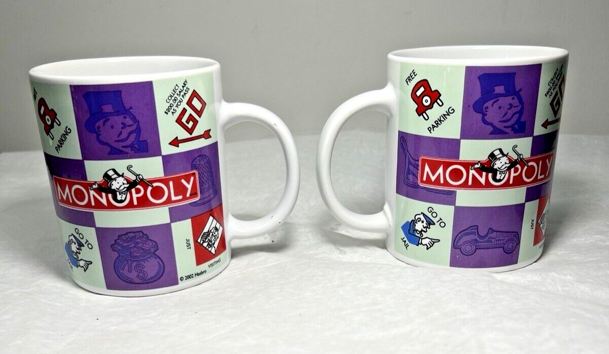 Two Monopoly Coffee / Tea Mugs - Image 1