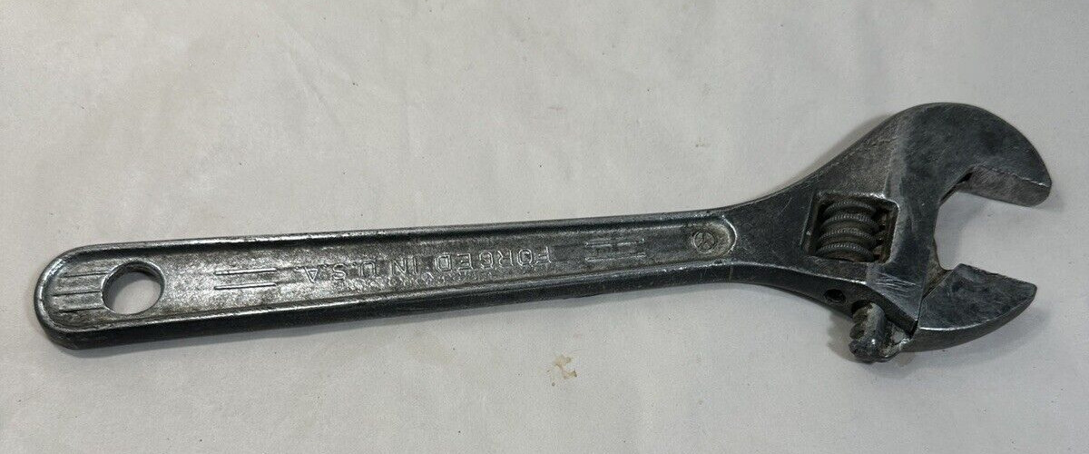 Craftsman "Y-Circle" 10 Inch Adjustable Wrench - 1951-1957 Vintage