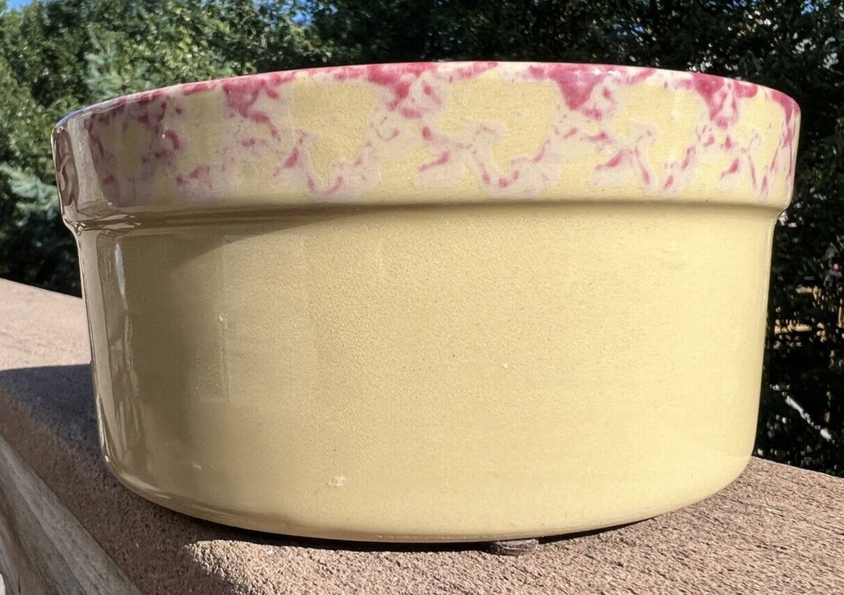 Alpine Pottery Roseville Ohio Bowl 1998 Flower Pattern - 6.25" by 3" - EUC - Image 4