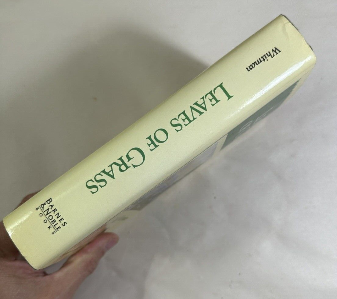 Walt Whitman LEAVES OF GRASS  Barnes and Noble - 1992 - Image 3
