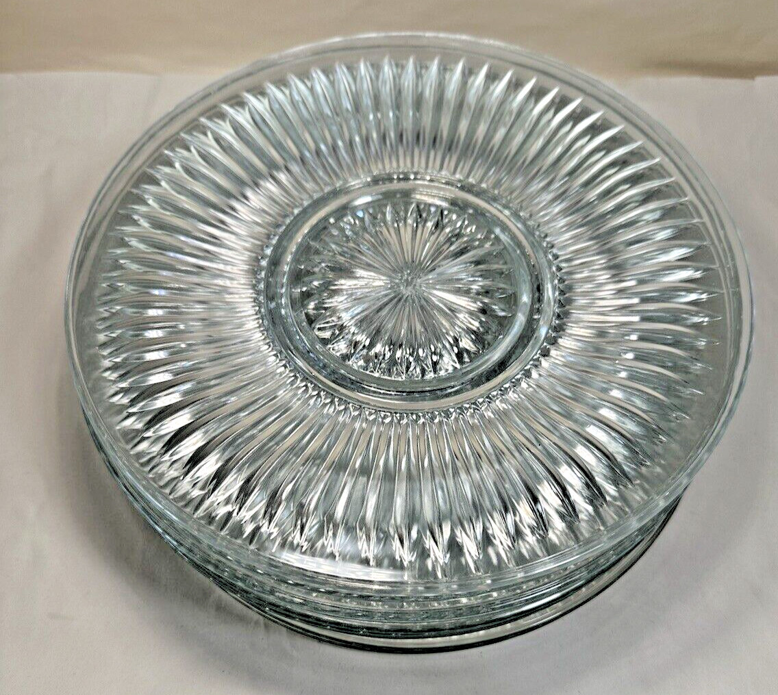 Set of 2 (Two) Gibson Everyday Elegance 10" Clear Glass Dinner Plates - NOS - Image 4