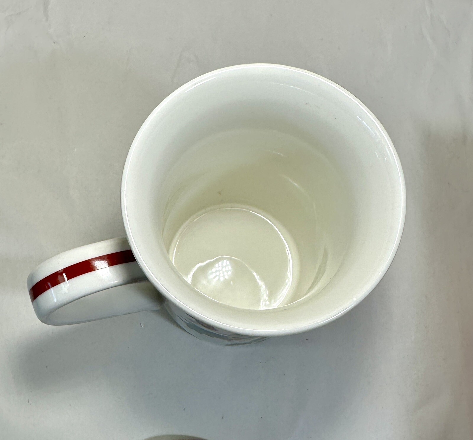 Fringe Porcelain Lidded Memento Tea Mug - New Old Stock - Image 2