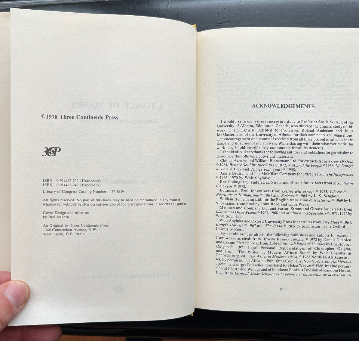 A Dance of Masks: Senghor, Achebe, Soyinka - Jonathon Peters - Image 2