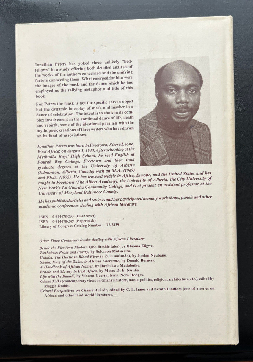 A Dance of Masks: Senghor, Achebe, Soyinka - Jonathon Peters - Image 7