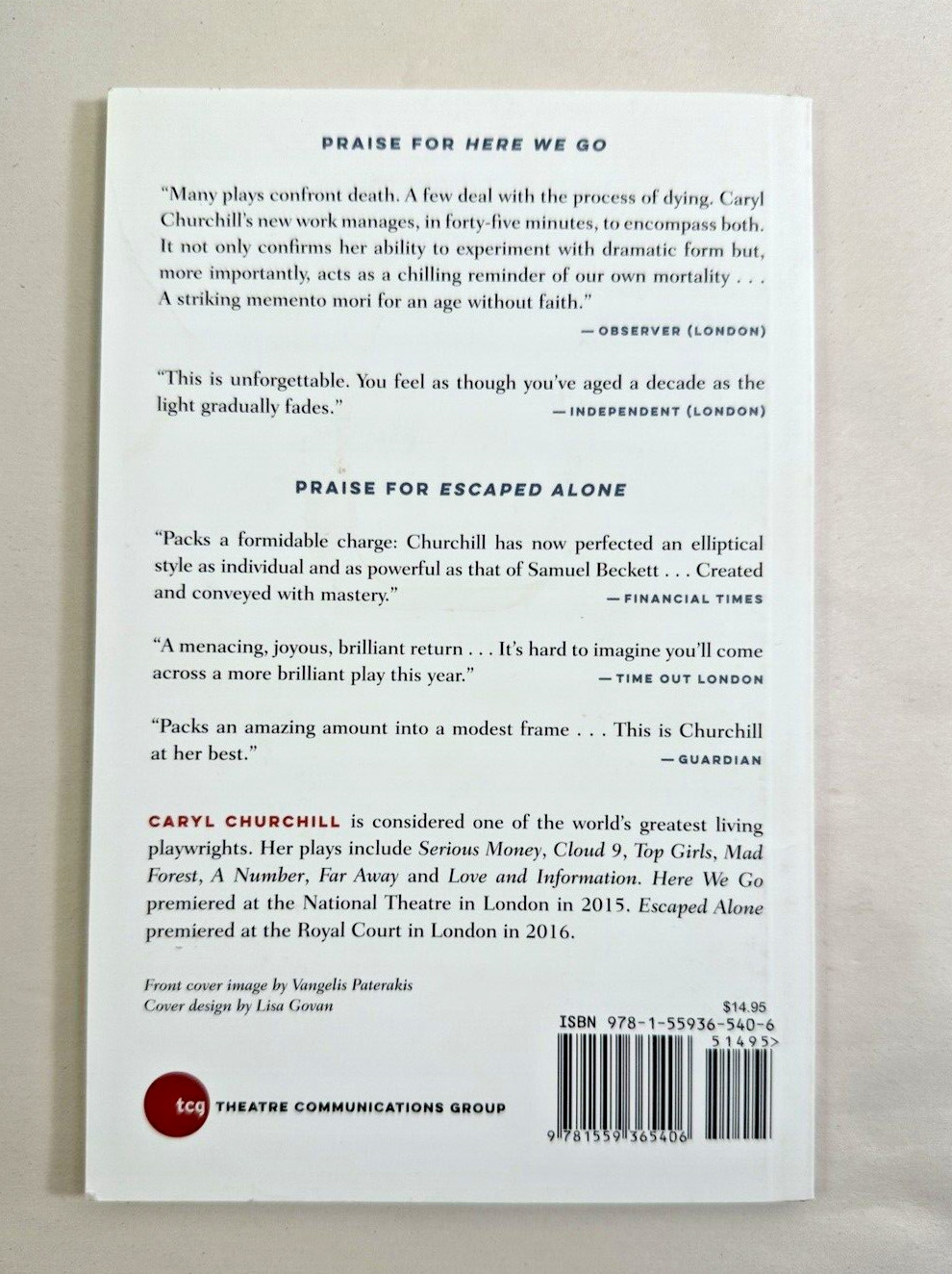 Here We Go / Escaped Alone: Two Plays - Caryl Churchill - Image 1