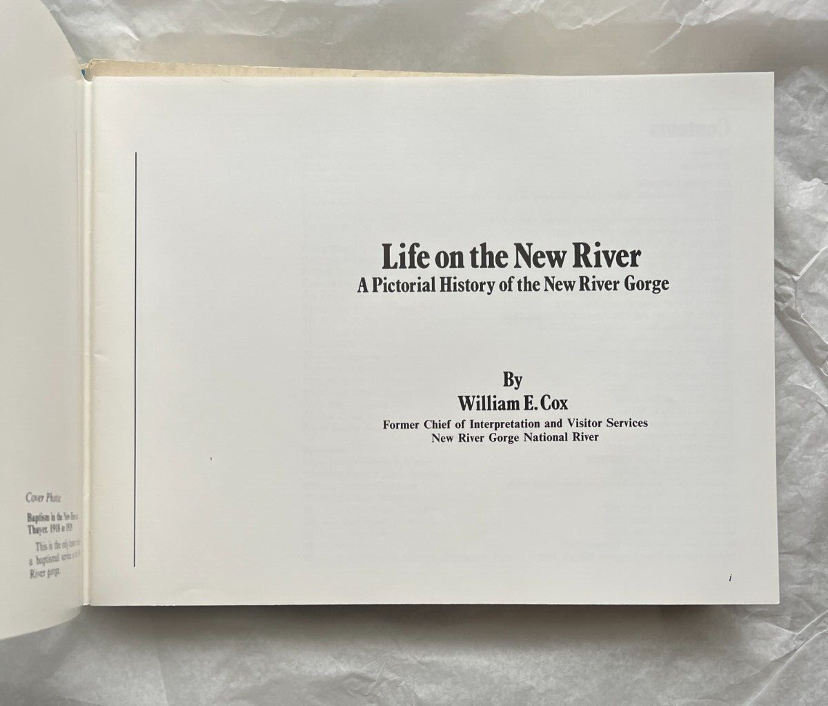 LIFE ON THE NEW RIVER: A PICTORIAL HISTORY OF THE NEW By William E. Cox - Image 3