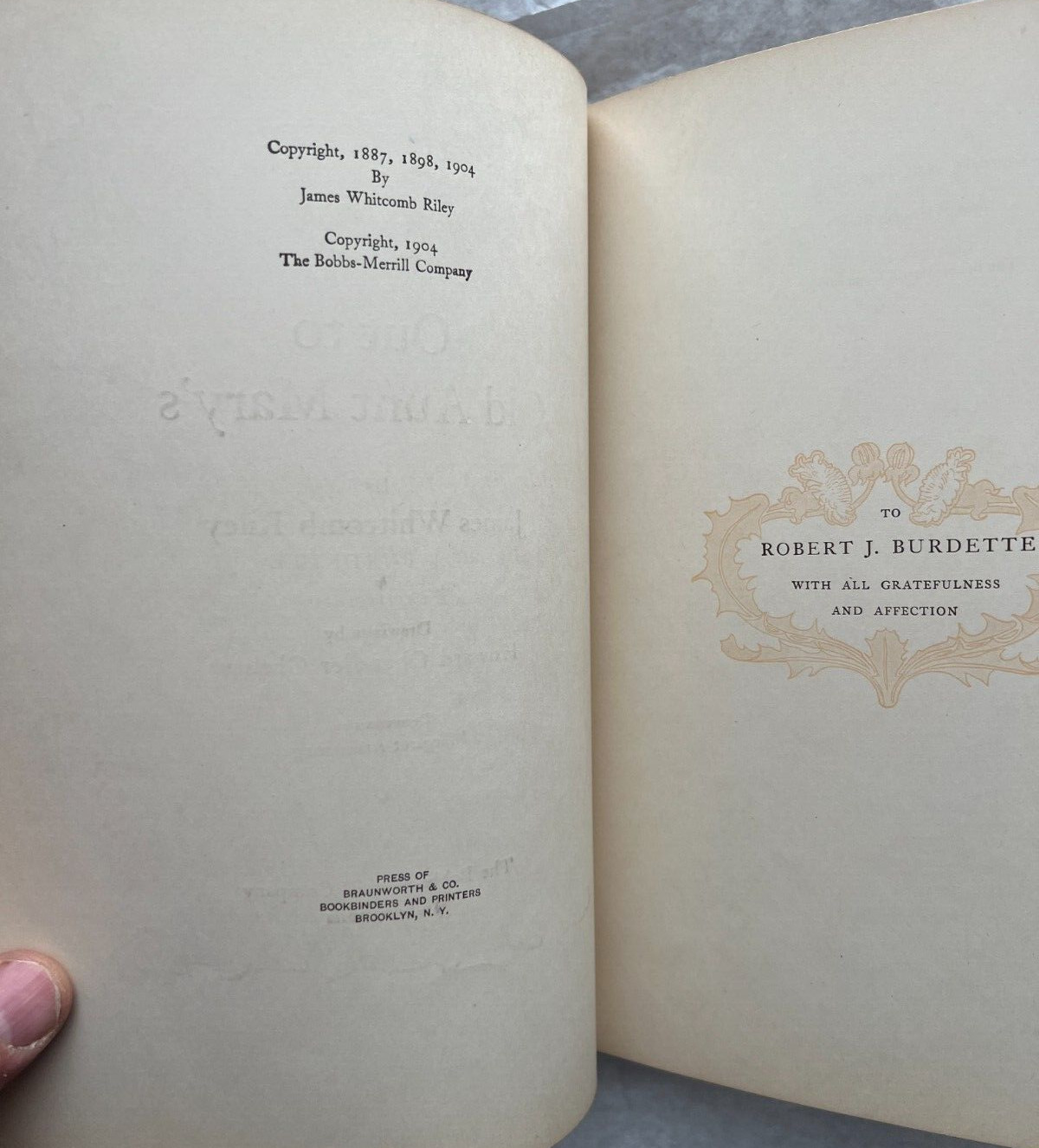 Out to Old Aunt Mary's / James Whitcomb Riley - 1904 - Bobbs-Merrill Co. - Image 3