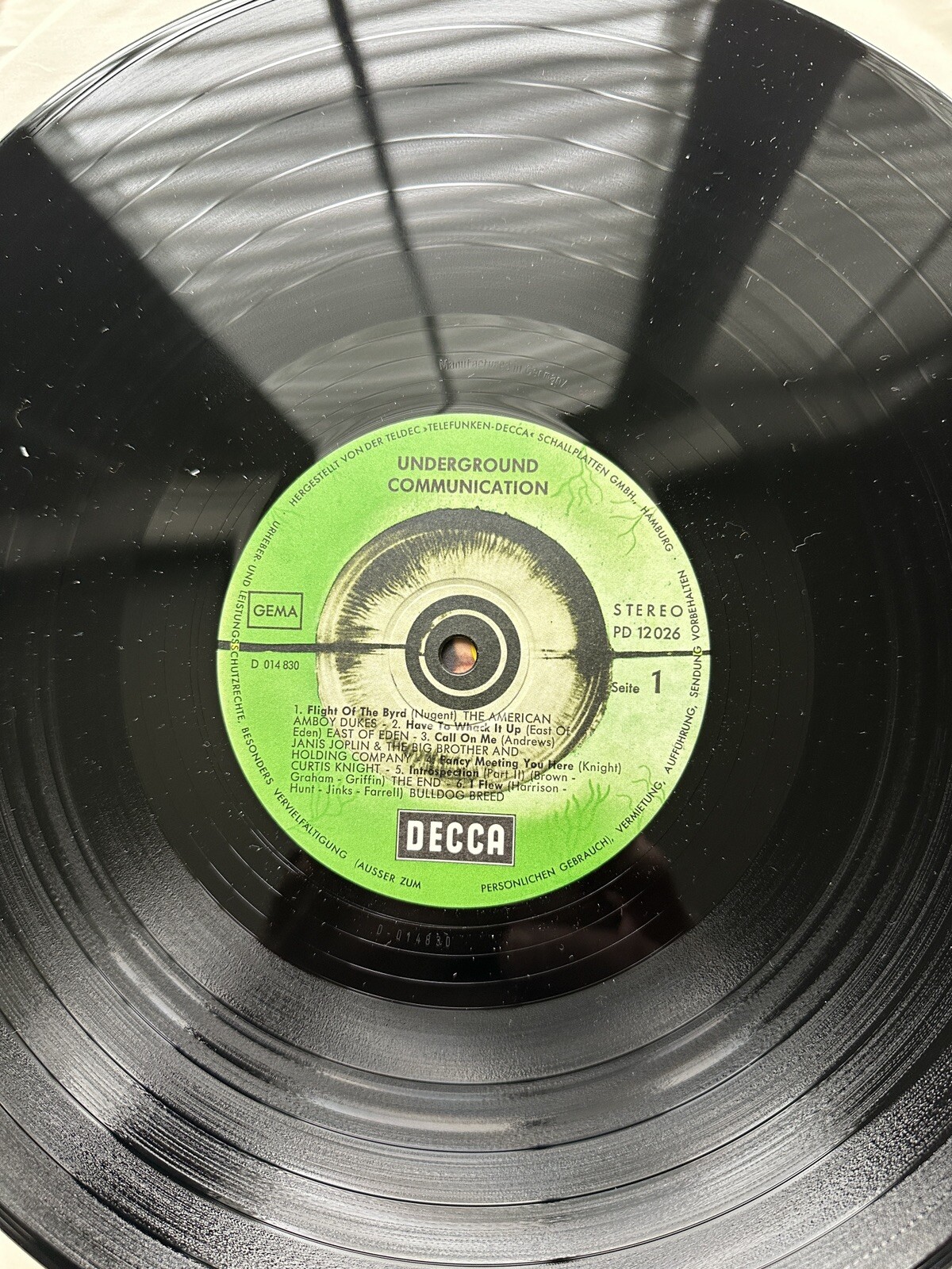 Underground Communication - Decca – PD-12026 - Image 3