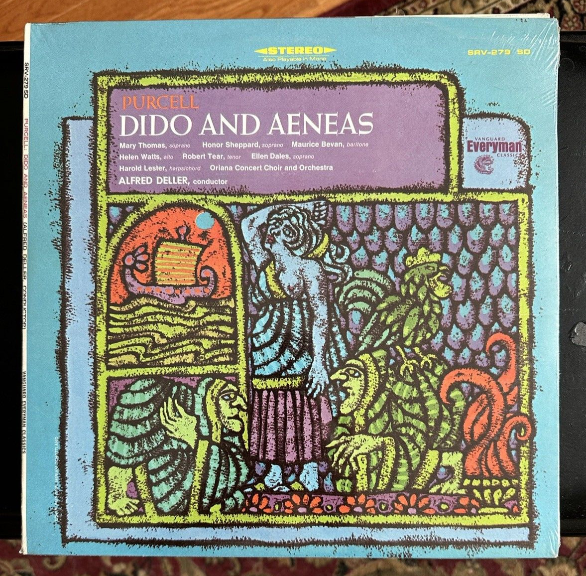 SEALED: Alfred Deller PURCELL Dido and Aeneas - Vanguard SRV-279 SD