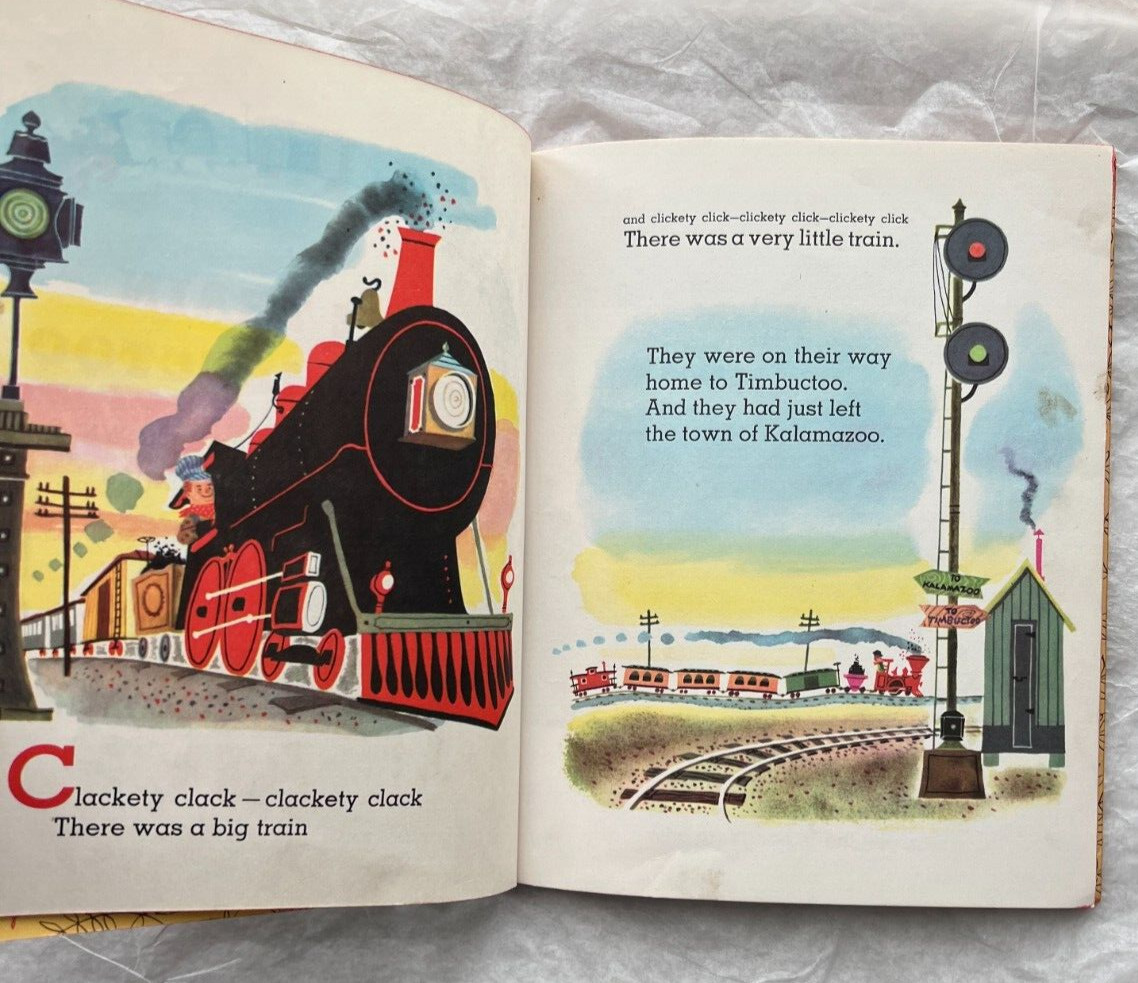 The Train To Timbuctoo - Little Golden Book - A Edition, First Printing 1951 - Image 2