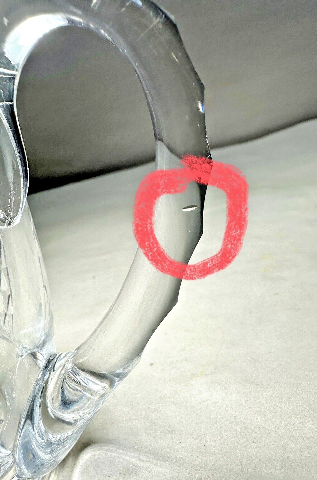 Waterford Crystal Creamer - 4" - Small Defect - Image 2