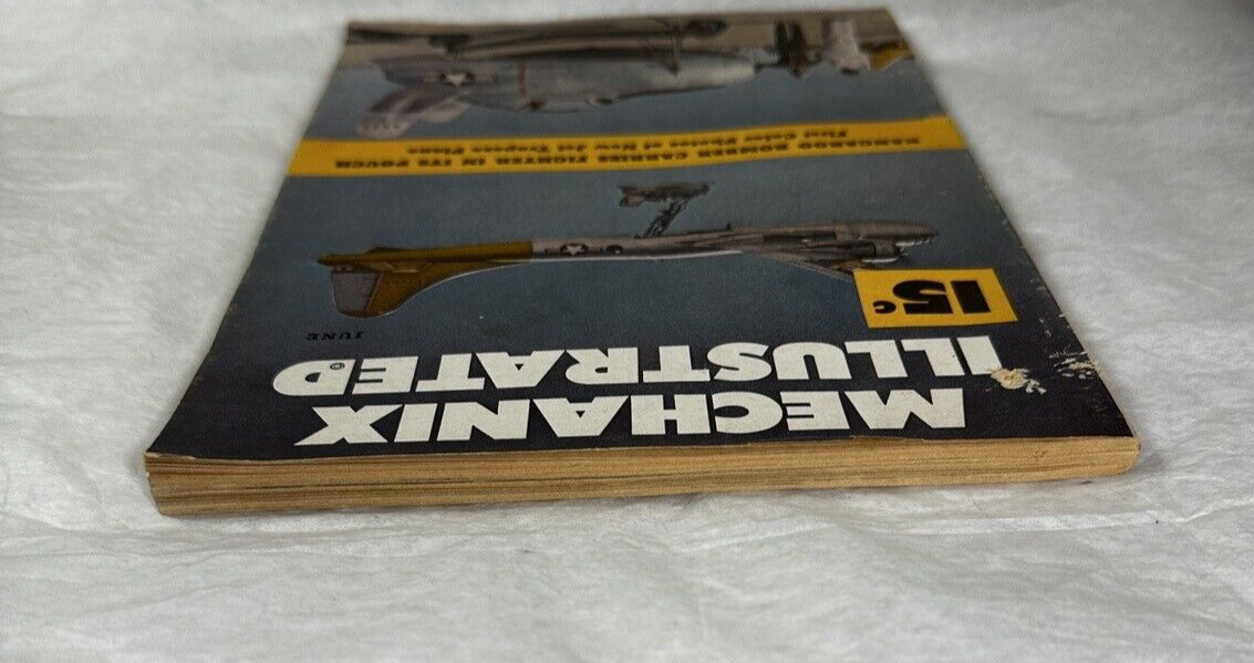 Mechanix Illustrated June 1949 - Kangaroo Bomber Carries Fighter in its Pouch - Image 3