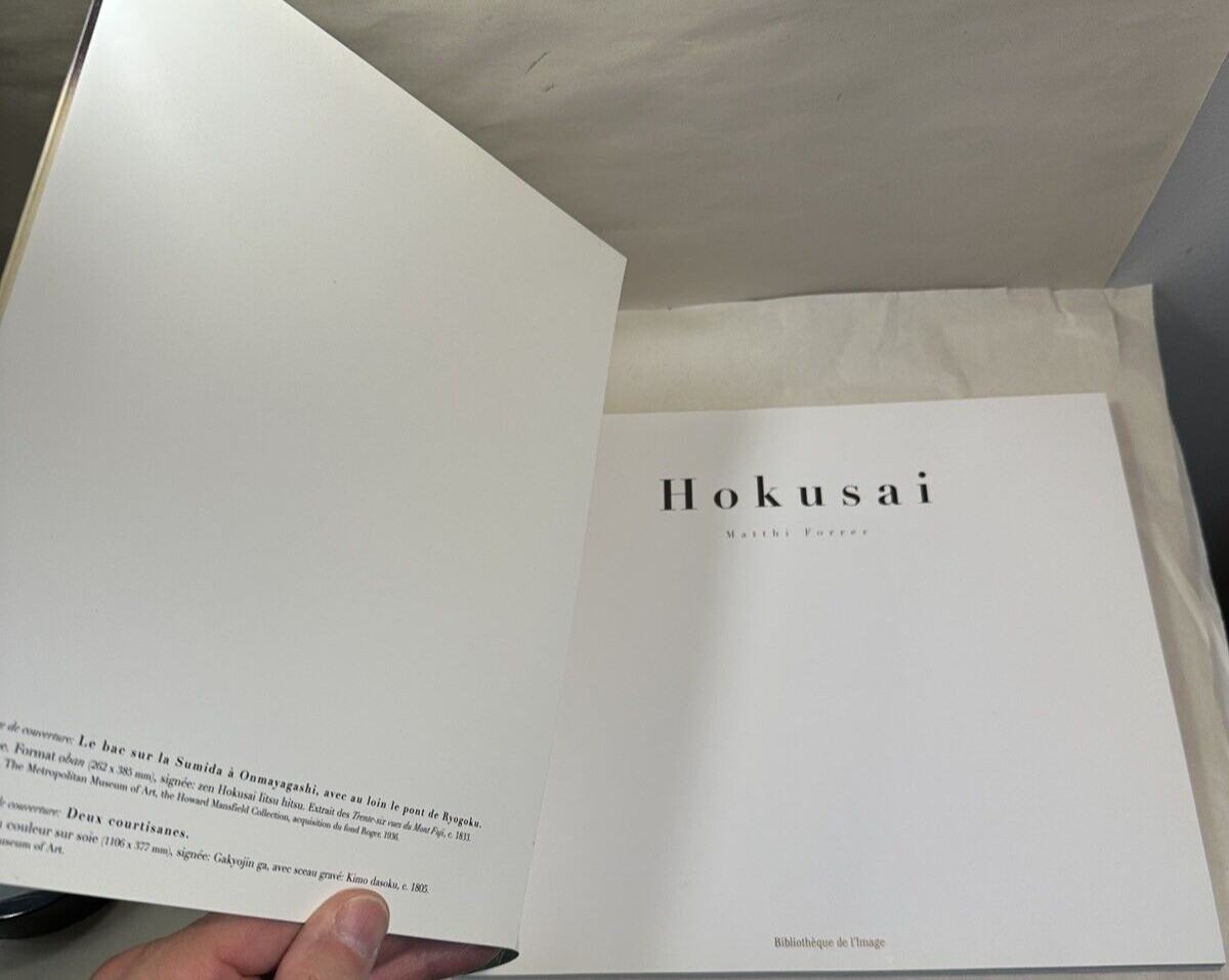 Hokusai, by Matthi Forrer, 1996, Paperbound - Immaculate - Image 2