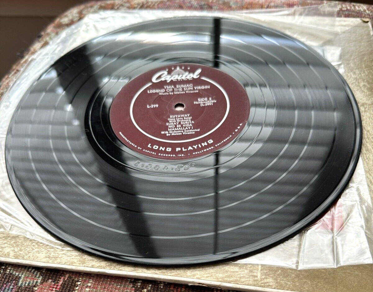 Yma Sumac – Legend Of The Sun Virgin - 10" LP Maroon Label - Capitol L299 - 1952 - Image 1