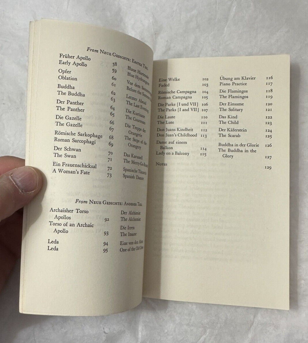 Rilke Selected Poems With English Translations and Notes - C.F. MacIntyre, 1968 - Image 3