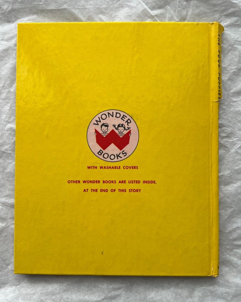 The Four Puppies Who Wanted a Home (1950) Wonder Book - Image 4