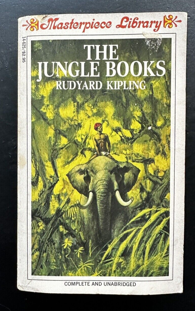 THE JUNGLE BOOKS by Rudyard Kipling (Masterpiece Library) 1968 Softcover