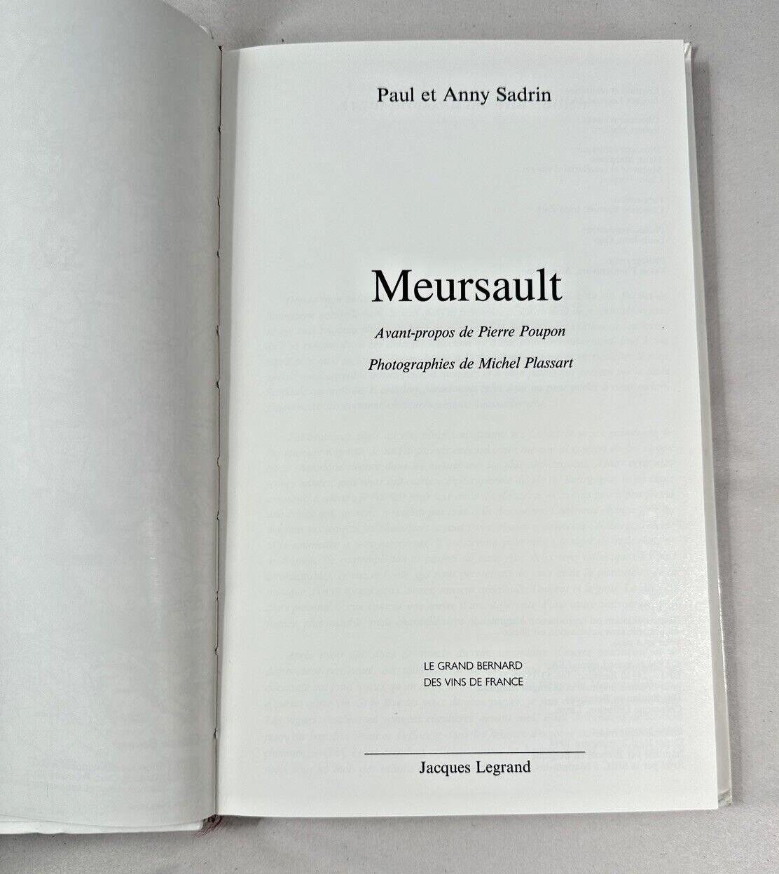 Meursault - Anny Sadrin, Paul Sadrin - Image 1