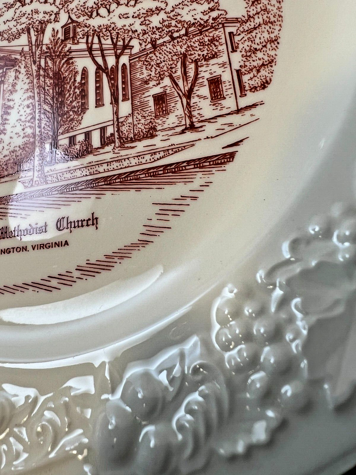 Calvary Methodist Church Arlington Virginia - Church Plate - Homer Laughlin - Image 1