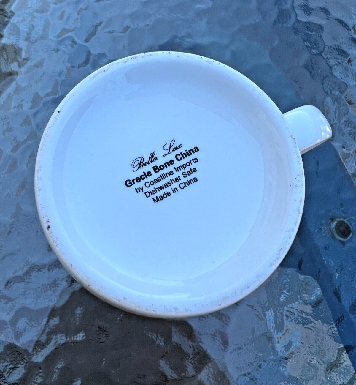 Bella Lux Bone China Mug With Roses - EUC - Image 4