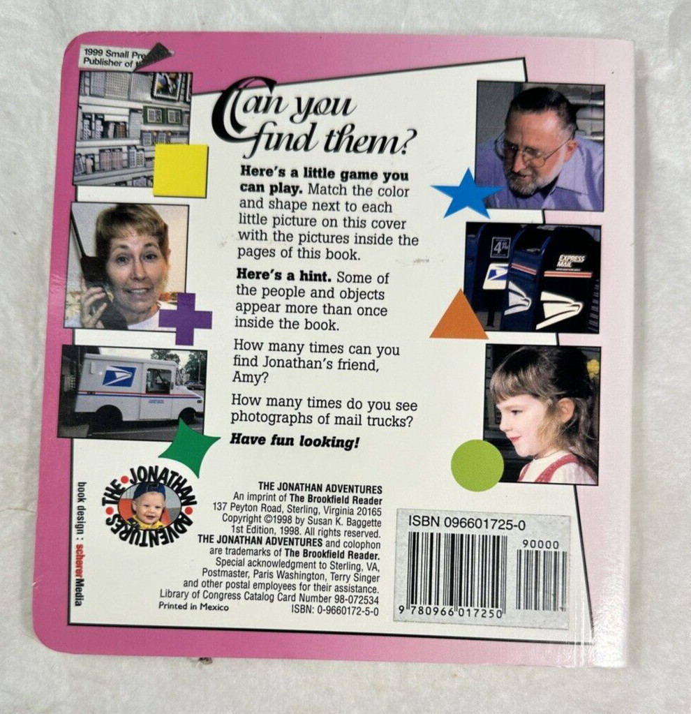 Jonathan Goes to the Post Office / To the Airport - Susan Baggette - 2 Books - Image 3