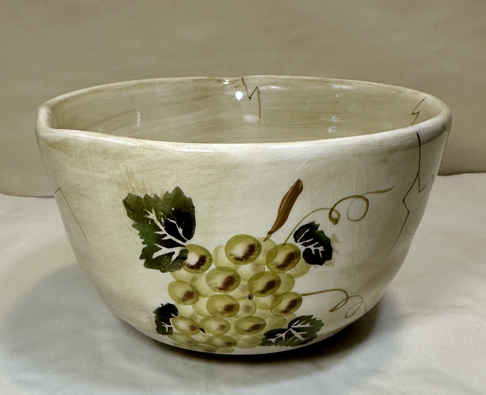 Cabernet by Tabletops Unlimited Cereal/Soup/Salad Bowl -  6" X  3-3/4" - Crazing - Image 1