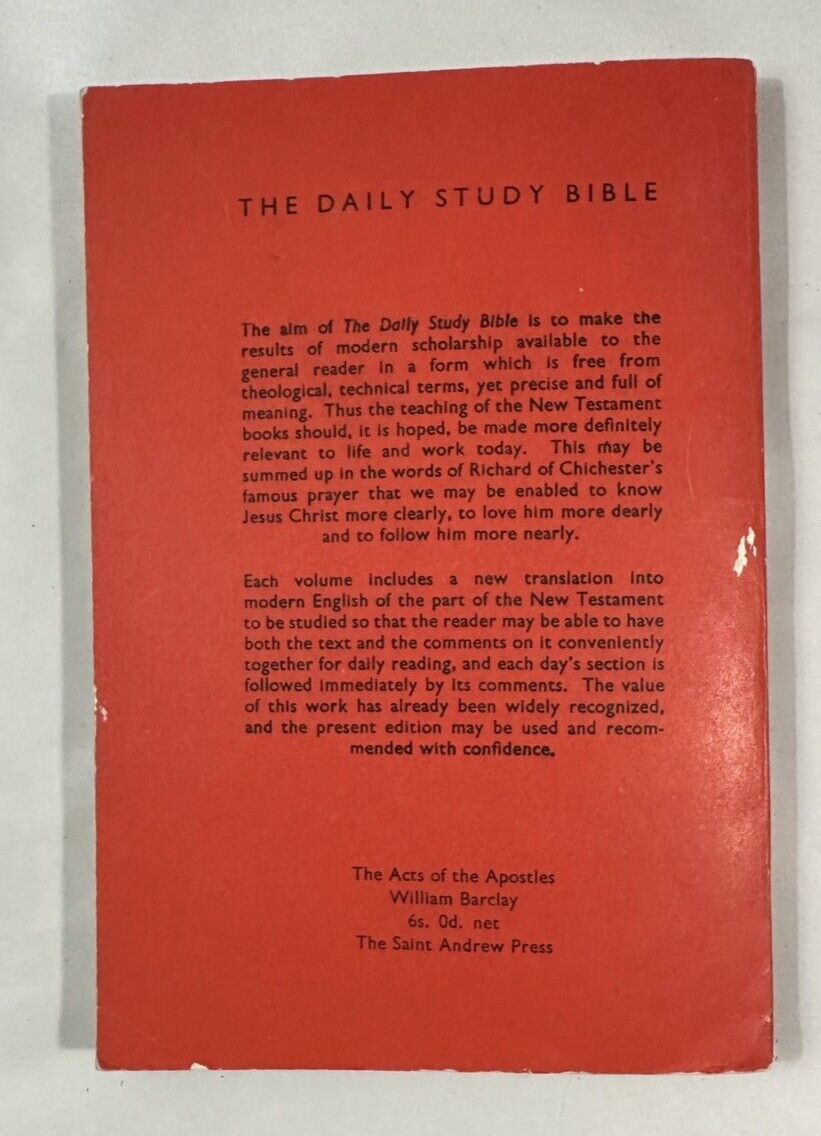 The Acts of the Apostles - William Barclay - 1962 - UK edition - Image 4