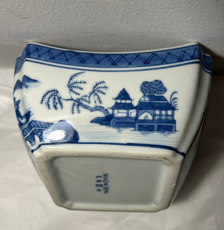 Chinese Blue & White Bowl 6.5 inches by 3 inches - Image 3