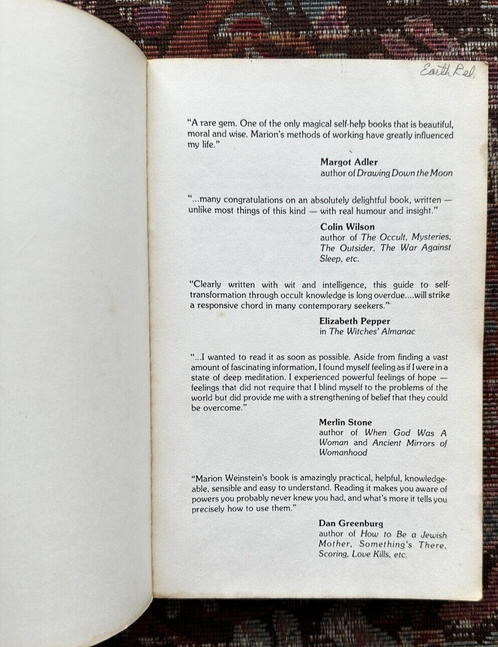 Positive Magic - Occult Self-Help - Marion Weinstein - Image 2