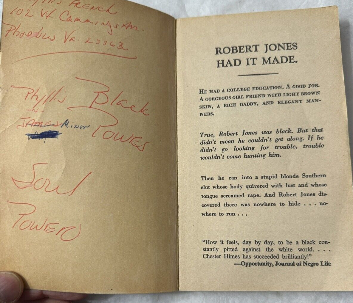 If He Hollers Let Him Go - Chester Himes (Signet; 1971) - Image 1