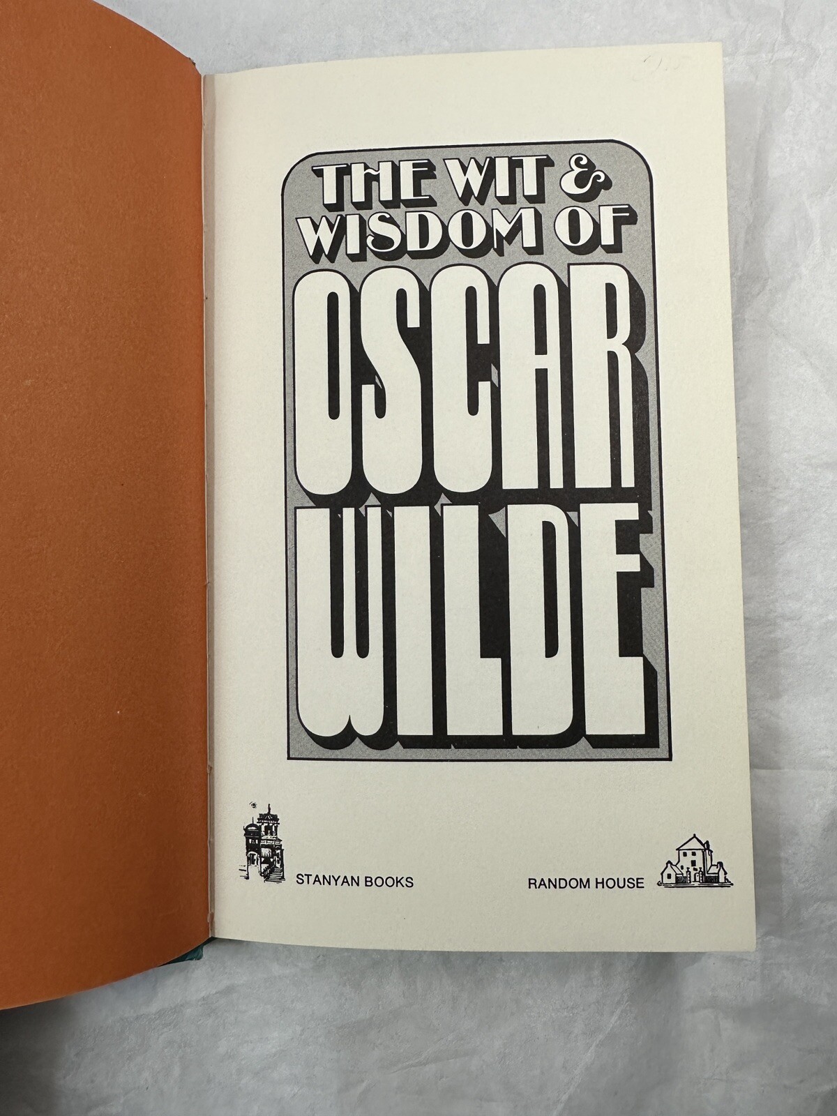 The Wit & Wisdom of Oscar Wilde - Oscar Wilde - 1970 - Stanyan Books - Image 2