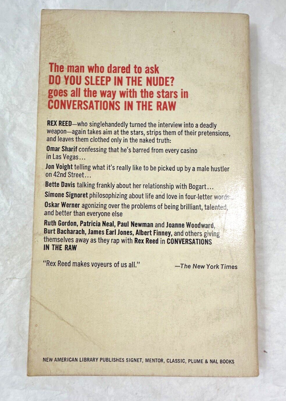 Conversations in the Raw: Rex Reed - Image 2