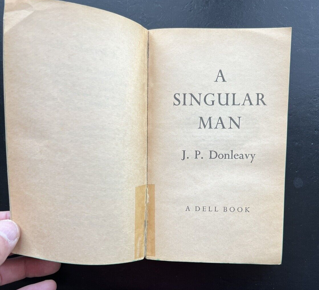 J P DONLEAVY A Singular Man 1968 - Image 2