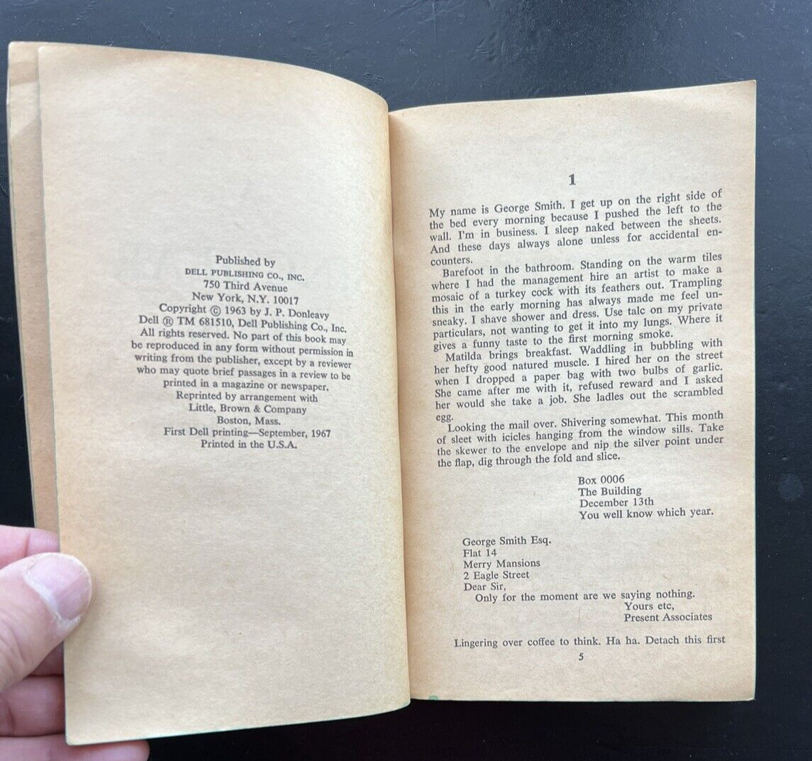 J P DONLEAVY A Singular Man 1968 - Image 5