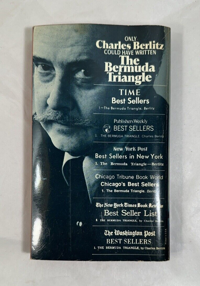 THE BERMUDA TRIANGLE by Charles Berlitz 1975 First Avon Edition Paperback Book - Image 7