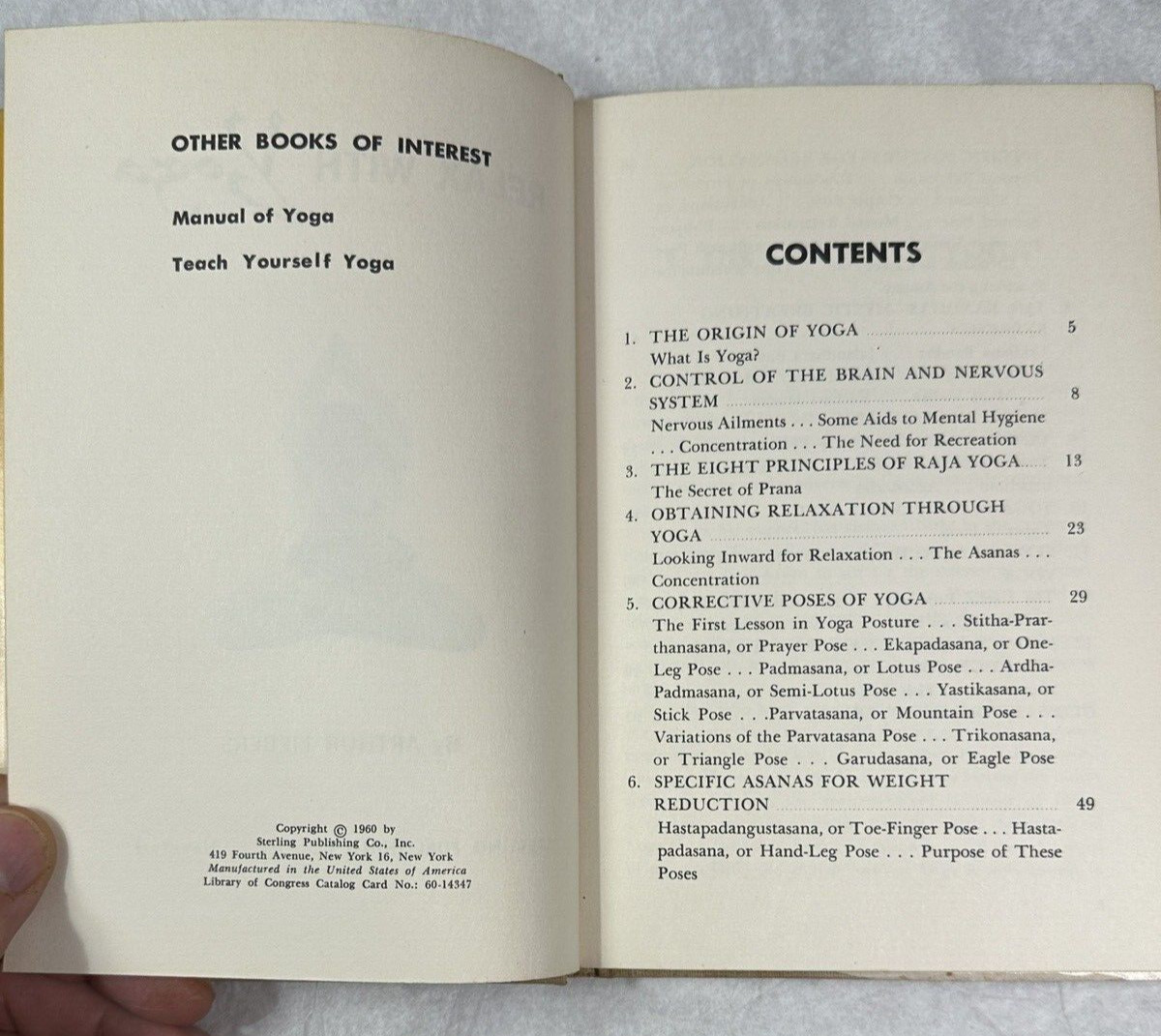 Relax With Yoga ~ Arthur Liebers ~ 1960 HCDJ - Image 3