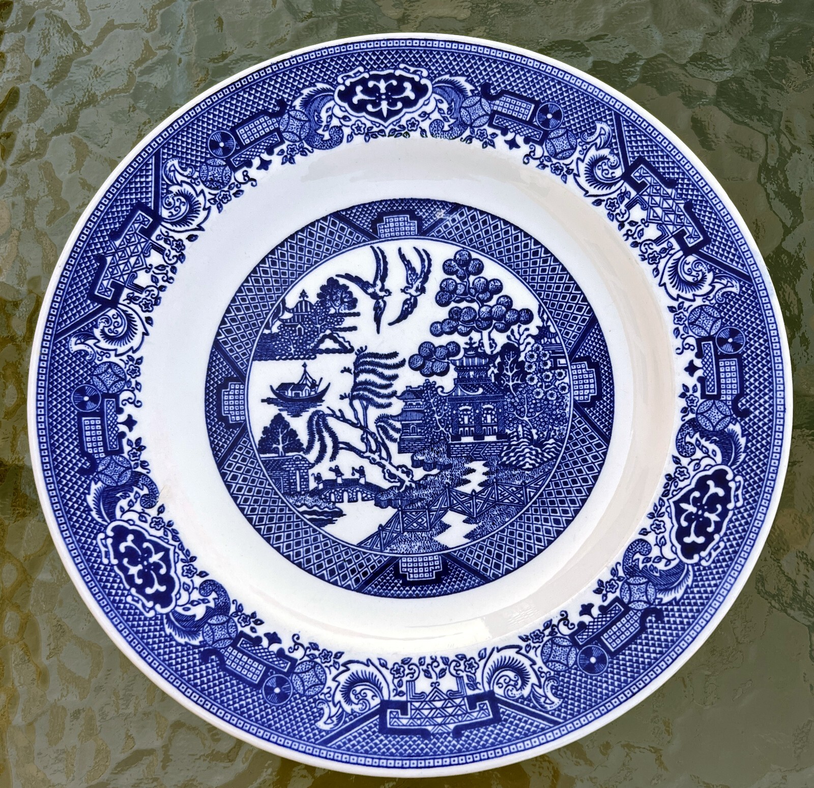 Royal China Willow Ware Blue 10" Plate