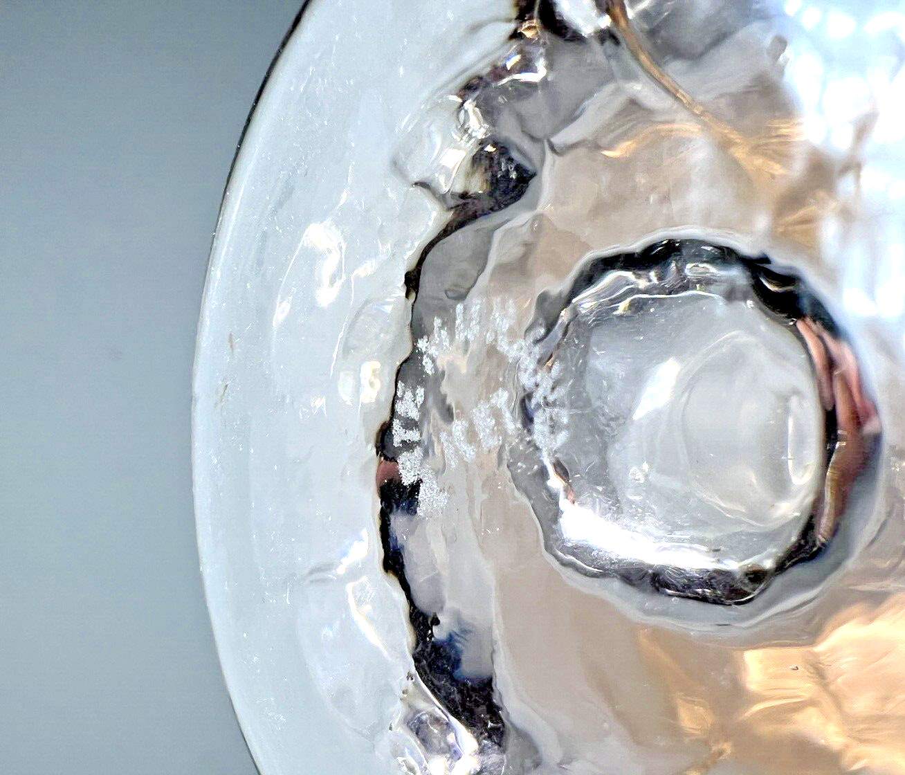 Arte Murano ICET Peach Colored Drinking Glasses - 8 3/4" Tall - Immaculate - Image 3