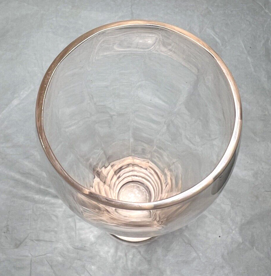 Arte Murano ICET Peach Colored Drinking Glasses - 8 3/4" Tall - Immaculate - Image 4