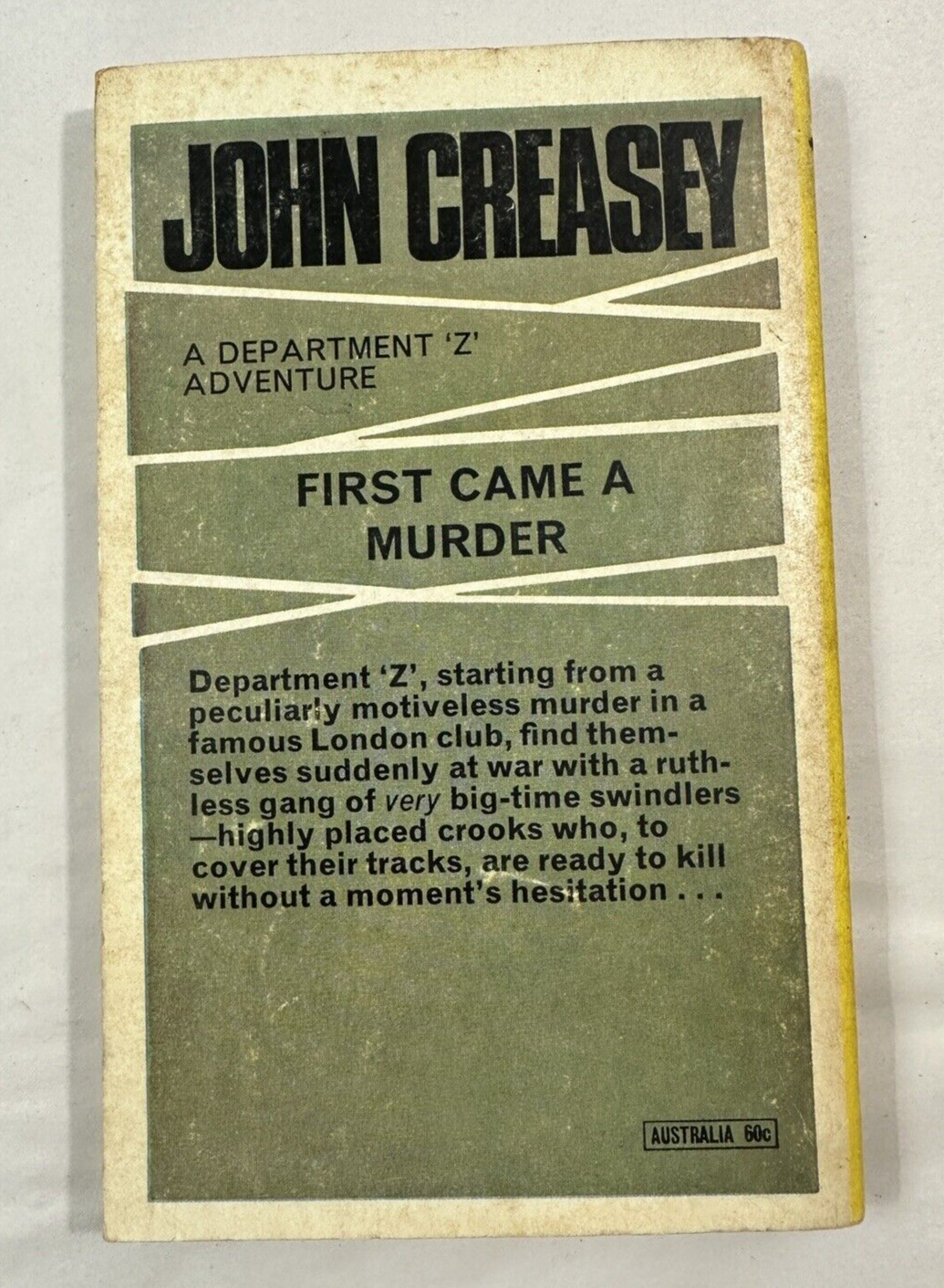 First Came a Murder (Department Z) - John Creasey - Image 7
