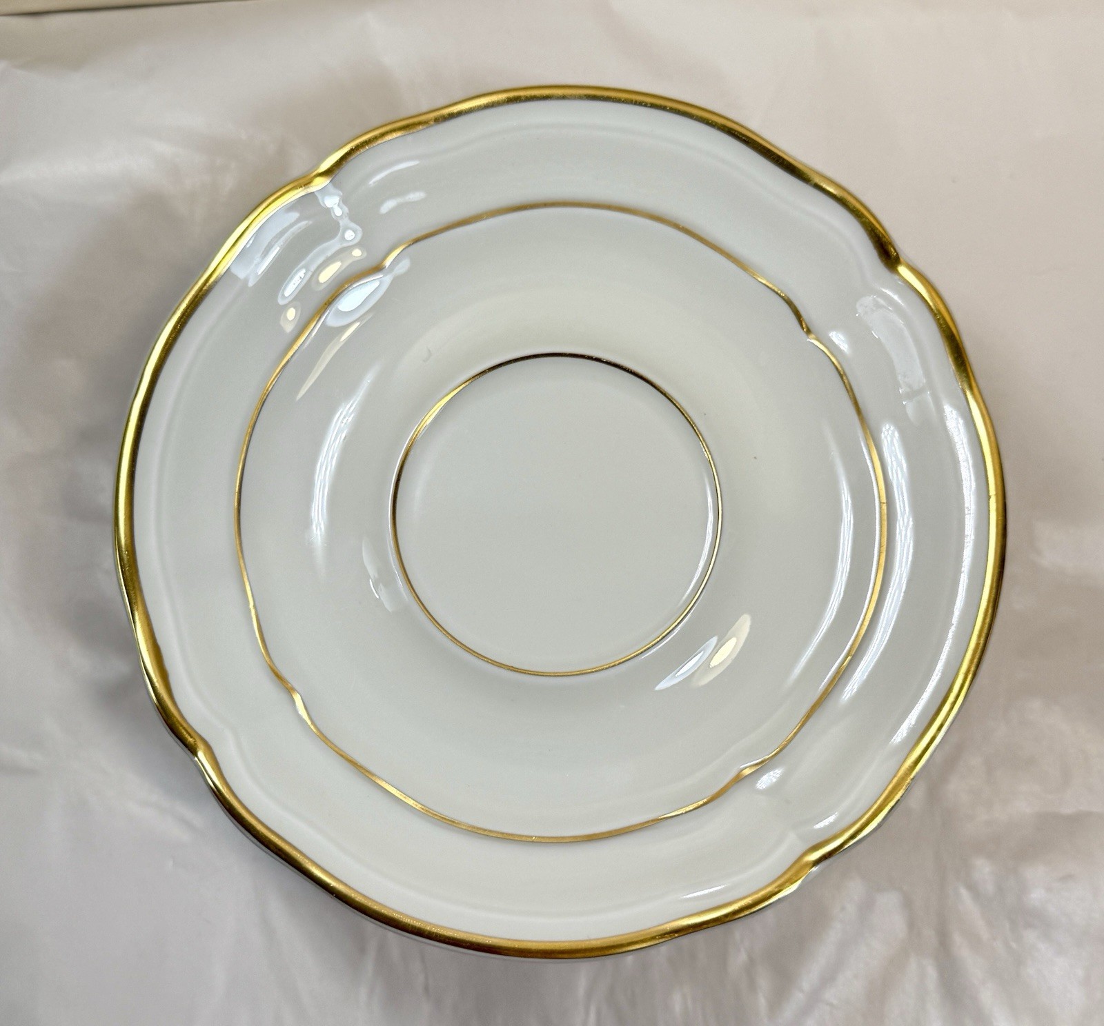 Set of 8 Limoges L.Bernardaud Louis IV Tea Saucers - 5-5/8" - New Without Tags - Image 2