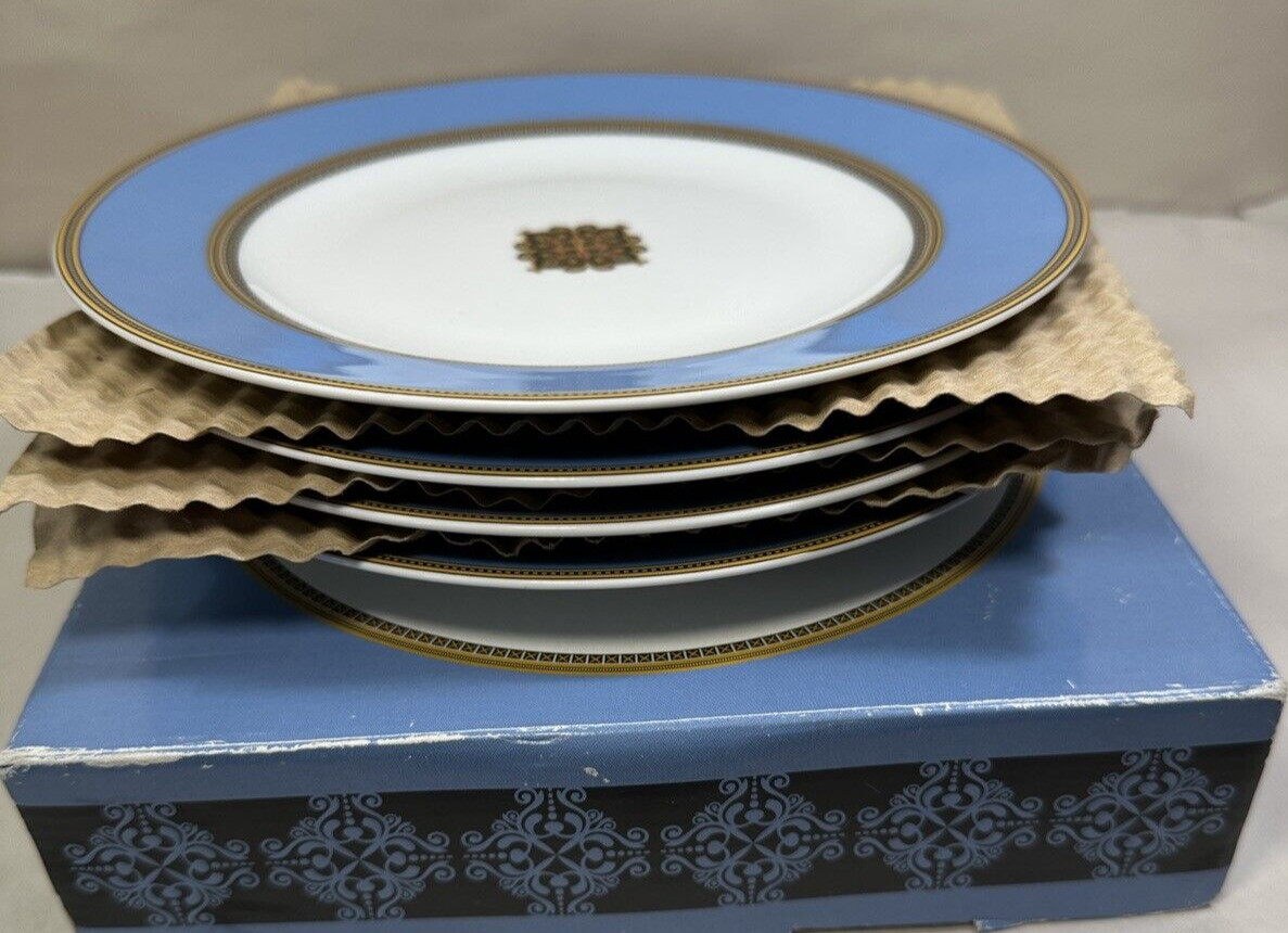 Williams Sonoma Foulard Salad / Dessert Plates - Set Of 4 - 8-1/4" - New in Box - Image 1