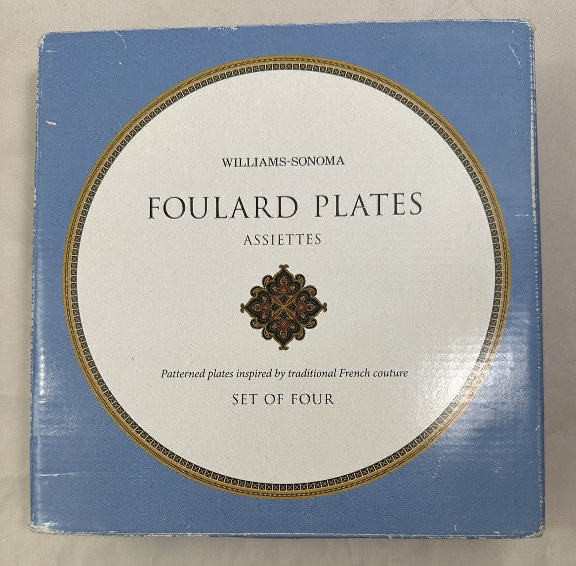 Williams Sonoma Foulard Salad / Dessert Plates - Set Of 4 - 8-1/4" - New in Box - Image 3