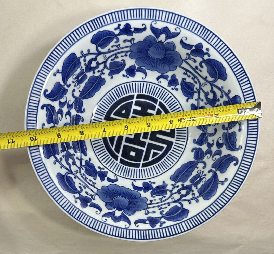 Vintage Bombay Company Large Blue & White Bowl - 10 3/8” - Immaculate - Image 3