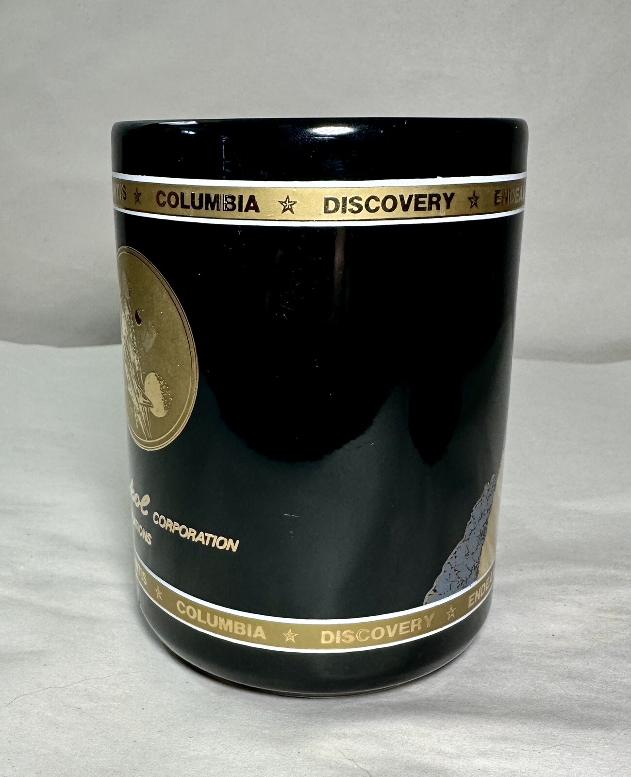Thiokol Corp. Space Operations Space Shuttle Mug - 22K Gold Silkscreen Ceramic - Image 3