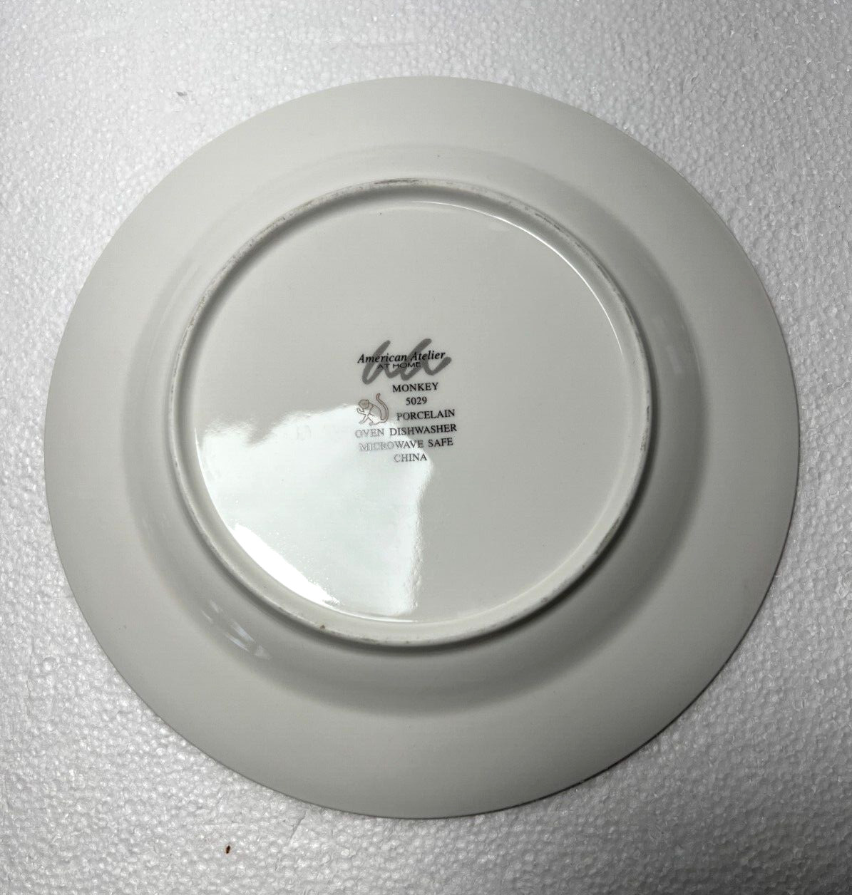 One American Atelier Monkey Fruit Dessert Salad Plate 8" - Image 1